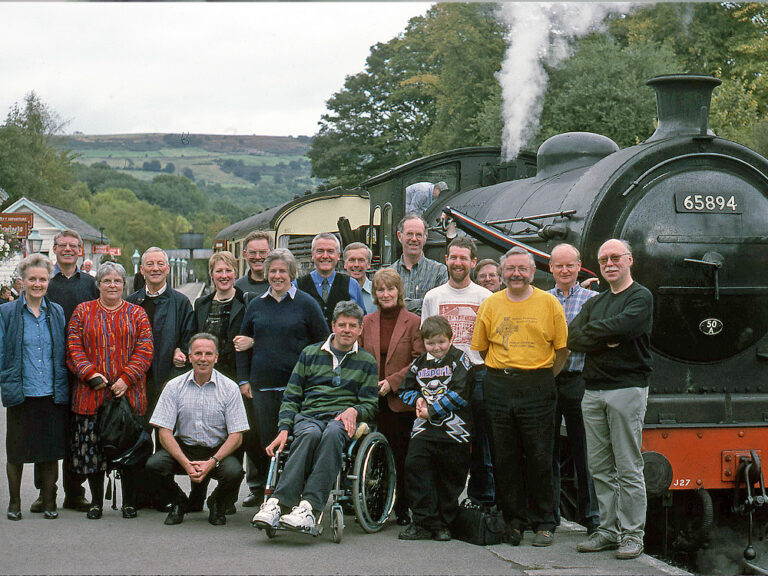 J27 with NELPG members at Grosmont